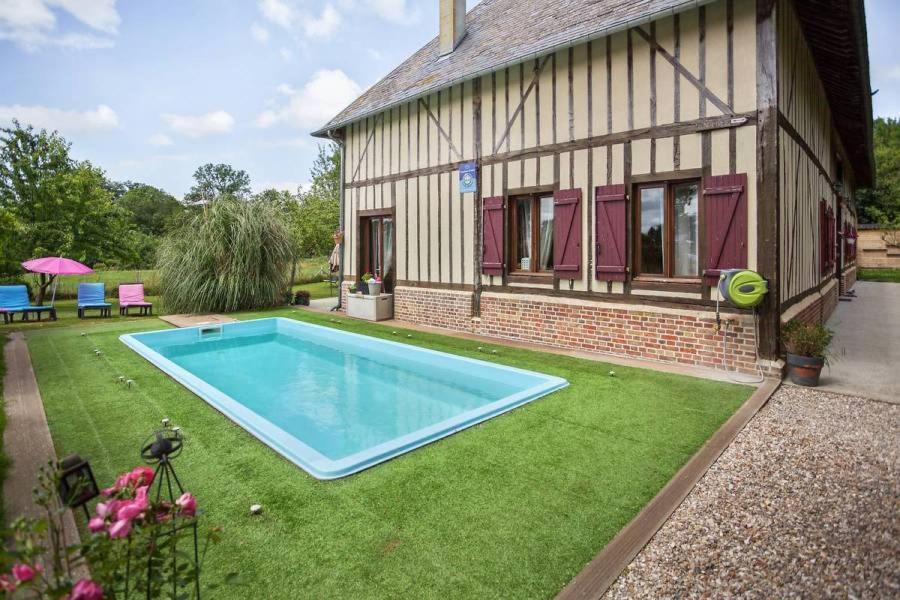 Les Trois Cornets Hotell Saint-Ouen-des-Champs Exteriör bild